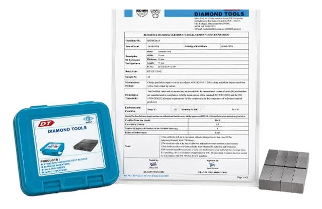 CRM Impact Specimens (ISO & ASTM) ISO (Diamond Tools)